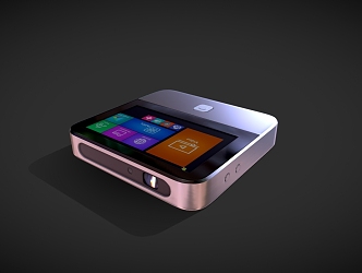 Modern projector ZTE 3d model