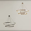 Pendant lamp combination 3d model