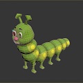 Caterpillar Butterfly Larvae Caterpillar Cartoon Caterpillar Insect Anime Character Game Character Cartoon Character 3d model