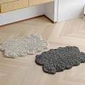 Plush Carpet Cloud Carpet Wool Carpet Shaped Carpet Floor Mat 3d model