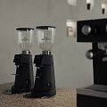 Modern Black Coffee Grinders As Essential Kitchen Appliances For Home Use 3d model