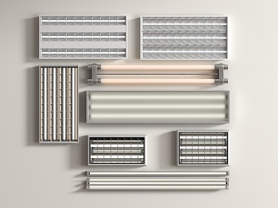 Grille lamp combination model