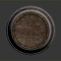 Classic Wooden Barrel With Rustic Wood Construction And Metal Hoops