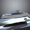 Modern White Luxury Yacht With Stylish Deck Design And Smooth Exterior Lines