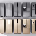 Modern Refrigerators Various Styles And Silver Gold Color Designs For Home Use
