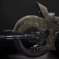 Smart Military Machine With Camouflage Exterior Dual Cannons And Mechanical Tire Structure