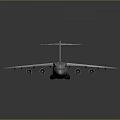 Aerospace Transport Aircraft Carrying Satellite Equipment For Space Missions With Four Engines