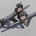 submachine gun 3d model