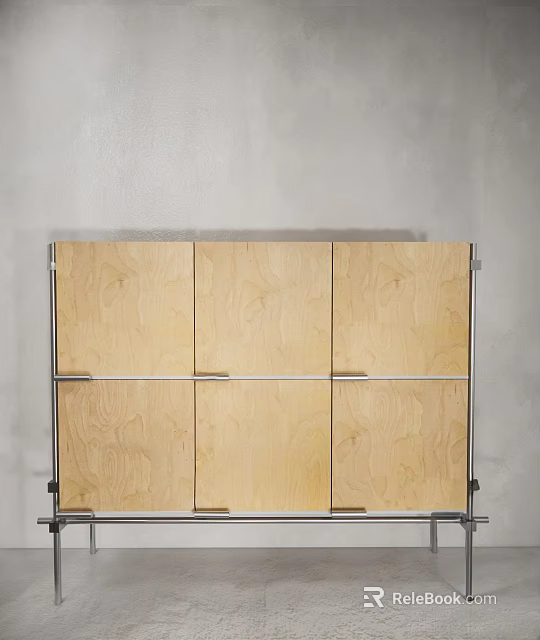 Modern Entryway Cabinet And Stylish Side Cabinet With Storage Design For Home Interior Decor 3d model 