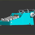 Stylish Turquoise D LOX Typewriter Featuring Hexagonal Keys And Retro Design