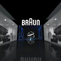 BRAUN 100 Years Anniversary Exhibition Stage With Lighting And Modern Backdrop Design