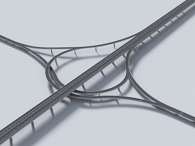 Interchange viaduct model