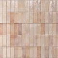 Light Brown Beige Rectangular Floor Tiles With Natural Stone Texture And Classic Design Pattern 3d model
