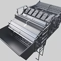 Agricultural Equipment With Stainless Steel Frame Multiple Rollers For Crop Processing