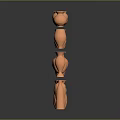 Artistic Orange Vase Sculptures Featuring Various Shapes In Creative Display Arrangement