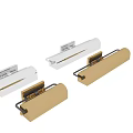 Modern Minimalist Gold And Silver Wall Light Design For Home Interior Lighting