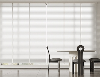 Modern Venetian Blinds Shangri-La Curtain 3d model