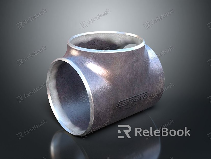 Pipe water pipe valve iron pipe fitting flange tee joint pipe water pipe valve model