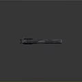 Vintage Nagant Pistol With Metallic Finish Classic Design And Reflection On Dark Background