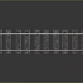 Heavy Duty Railway Track With Metal Sleepers And Steel Fasteners Structure