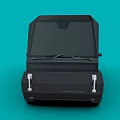 Modern Solar Powered Electric Truck Design With White Exterior And Solar Panels