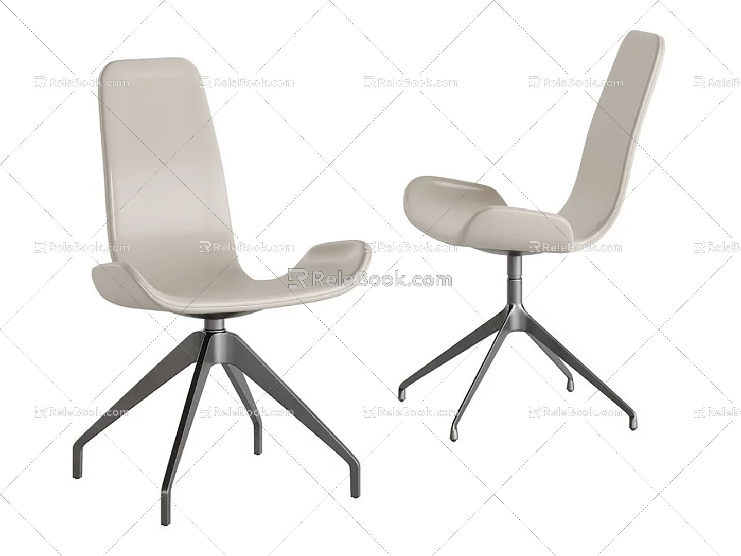 Single Chair Dining Chair Leisure Chair Office Chair 3d model