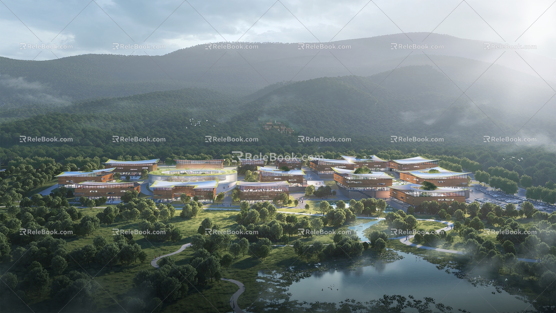 Industrial Park Industrial Park 3d model