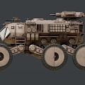 Combat Vehicle Armored Vehicle 3d model