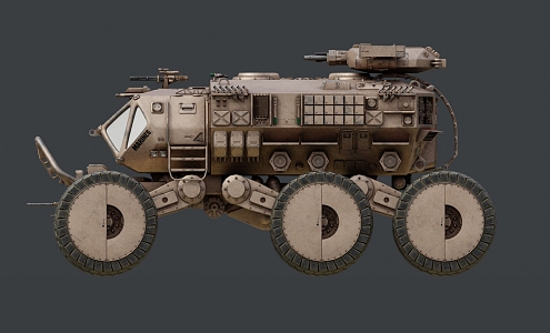 Combat Vehicle Armored Vehicle 3d model