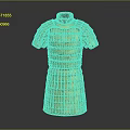 Ancient Golden Armor Weapon With Metal Plates Red Trim And Shiny Surface