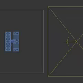 Modern Tech Exhibition Hall With Laser Cut Geometric Pattern Decorative Screens