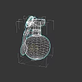 Military Grenade Weapon With Green Body Nr 330 CZ Marking And Safety Pin