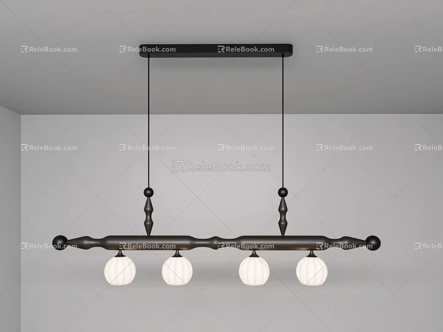Middle Ancient Restaurant Chandelier 3d model