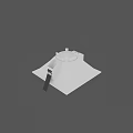 White Modern Downlight Spotlight with Sleek Design for Recessed Ceiling Lighting Fixture