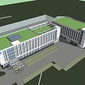 Modern Multi Storey Office Building With Large Glass Windows And Sleek Exterior