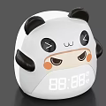 Panda Alarm Clock Desktop Ornaments Alarm Clock Office Ornaments 3d model