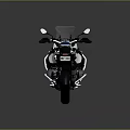 BMW Adventure Motorcycle Blue And White Design With Windshield Black Seat And Off Road Features
