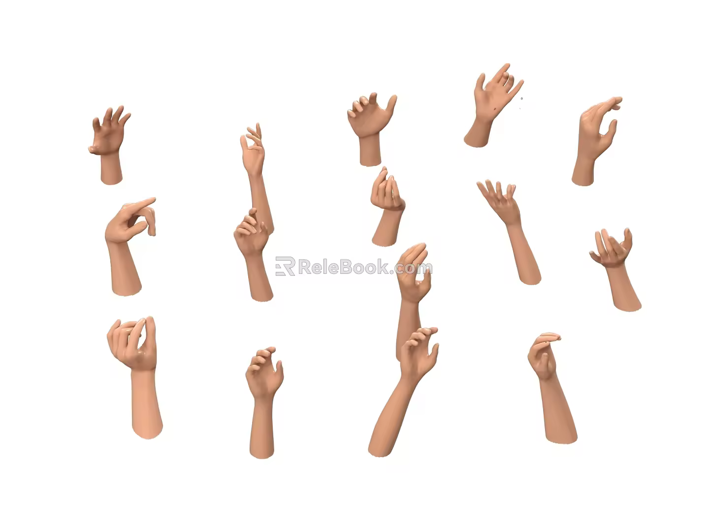 Gestures Various Gesture Dynamics 3d model