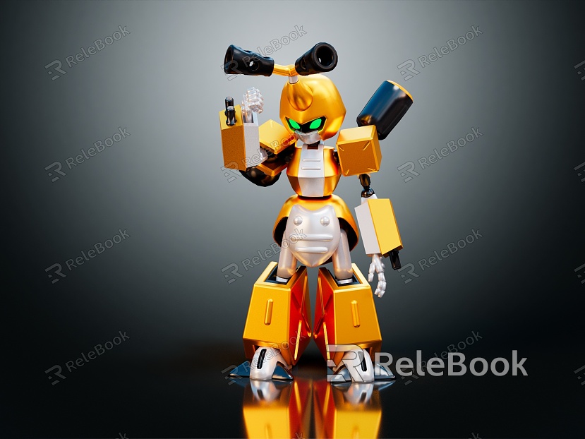 Modern Robot Toys model