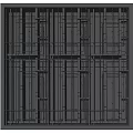 Industrial LOFT pipeline trunking track ceiling row pipeline 3d model