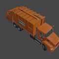 Garbage truck 3d model