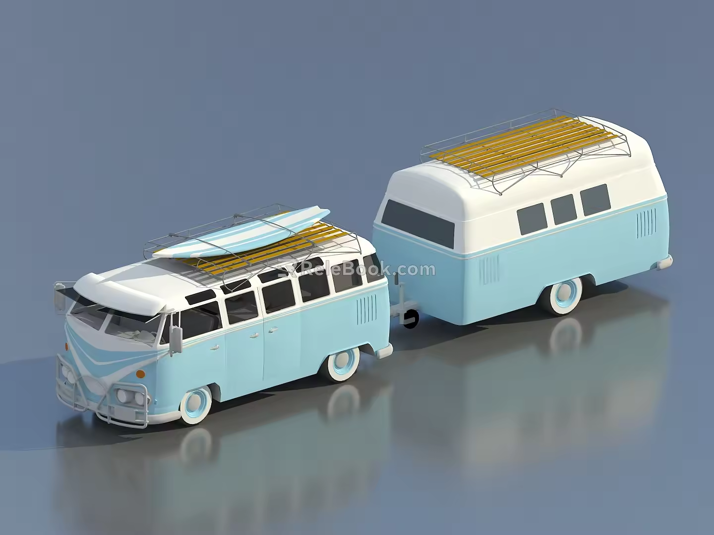 Modern RV Camper RV 3d model