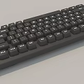 Keyboard mechanical keyboard ergonomic keyboard computer accessories super realistic high precision video level 3d model