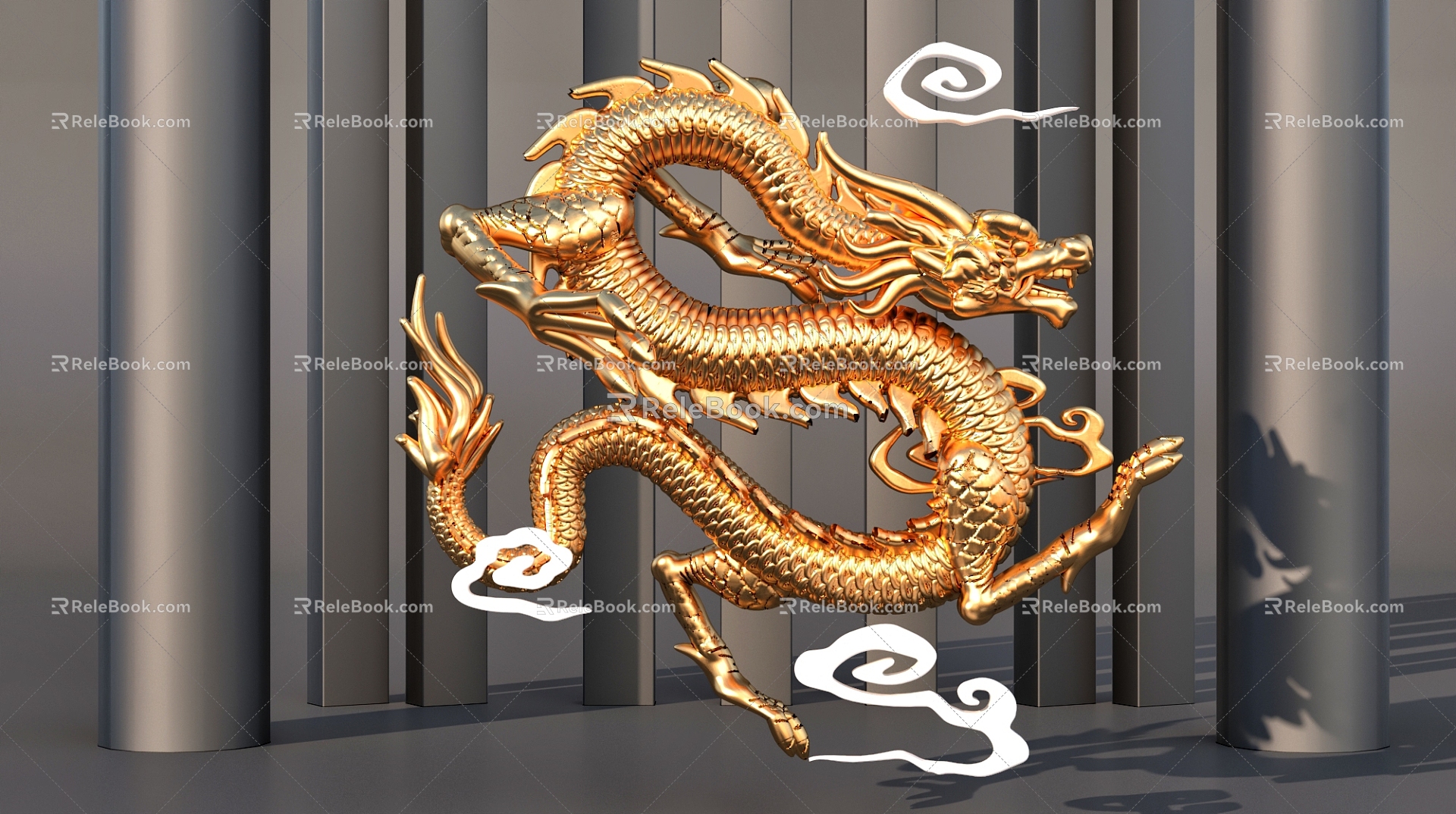 Chinese Dragon Zodiac Dragon Year Element 3d model