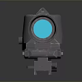 Infrared Steiner Laser Pistol Light Source Firearm Sight Firearm Device 3d model