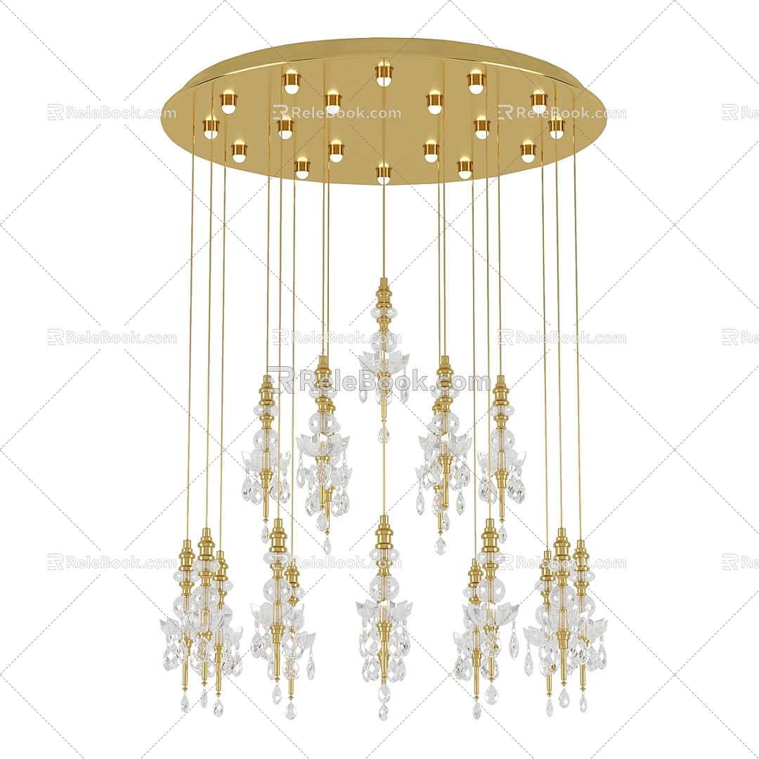 Simple Light Luxury Chandelier model