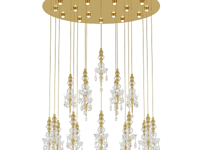 Simple Light Luxury Chandelier model