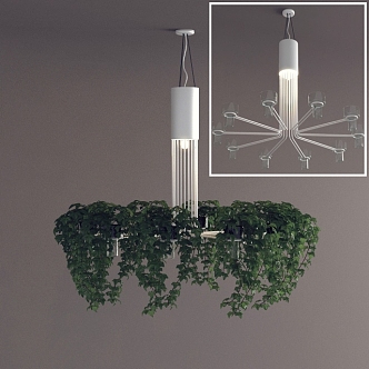 Alien chandelier 3d model