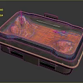Insulated Commercial Food Display Equipment with Transparent Lid and Metal Frame for Catering Services