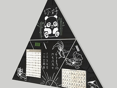 Modern Blackboard Children's Blackboard model